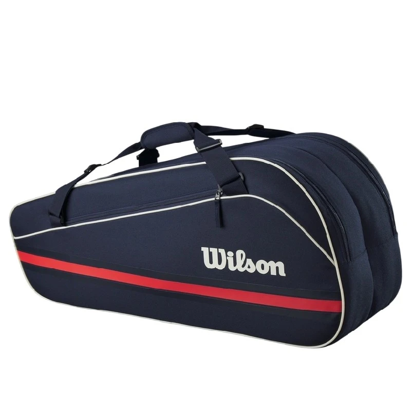 Sac Wilson Team 6 Raquettes Bleu Marine 2 Sac Wilson Team 6 Raquettes Bleu Marine – Image 2